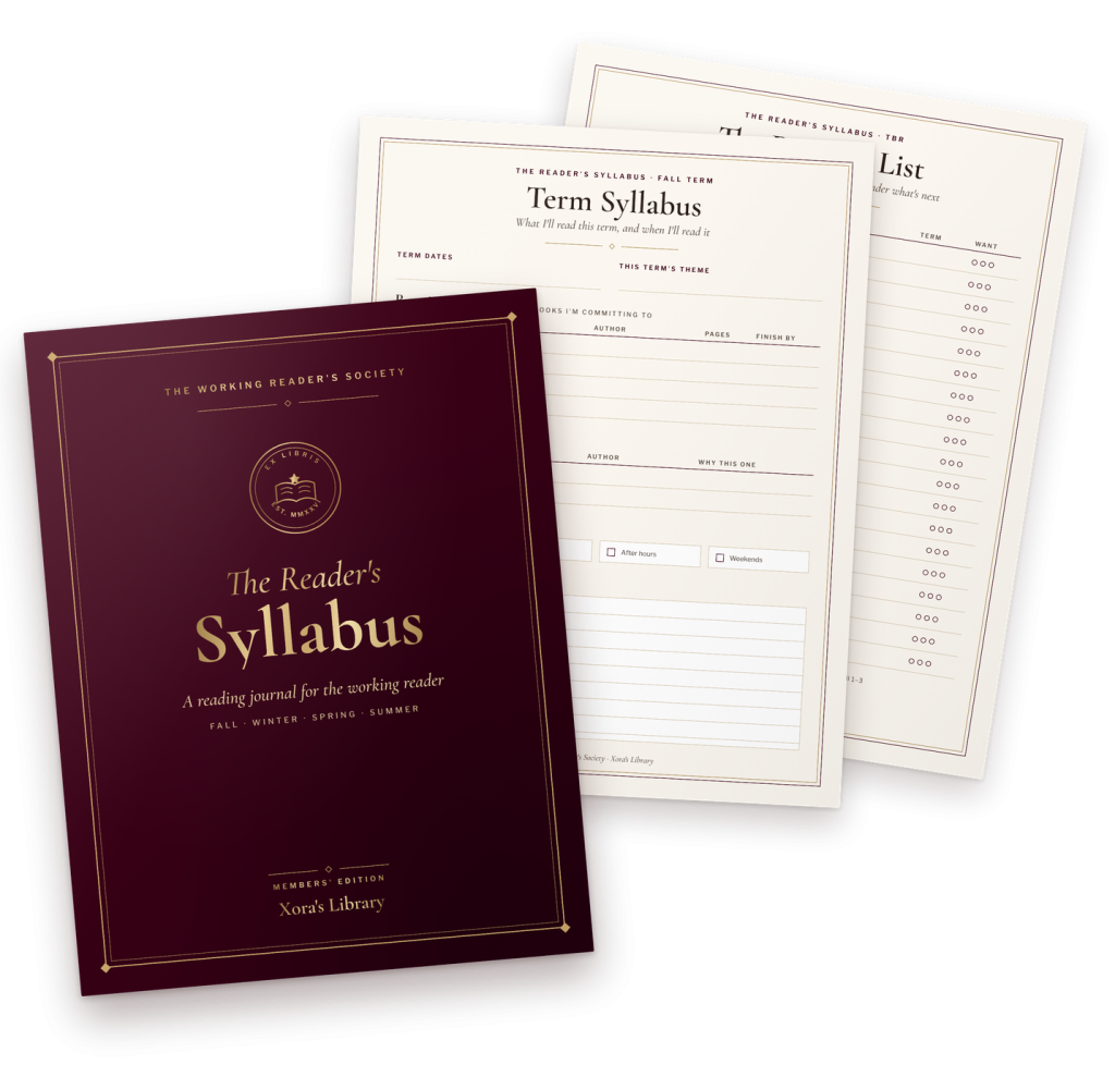 The Reader's syllabus mockup